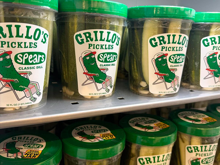 Grillo’s Pickles has unveiled new packaging to prevent spillage. It’s